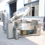 Industrial Automatic Sauce Steam Planetary with Tilting Steam Jacketed Jacket Kettle Cooking - Mixer - foodmachtech