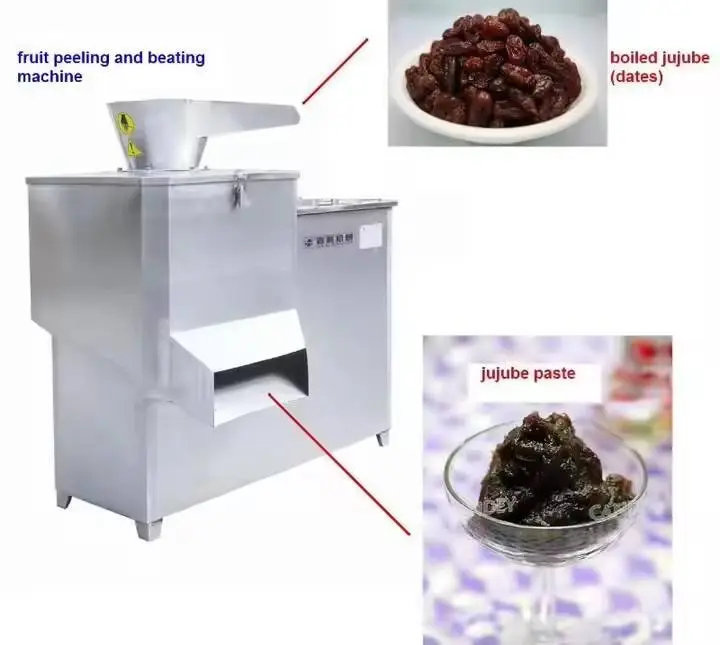 Fruit Pulp Packing Machine Fruit Juice Beater Strawberry Mango Fruit Paste Beating Machine - Pulping Machine - foodmachtech