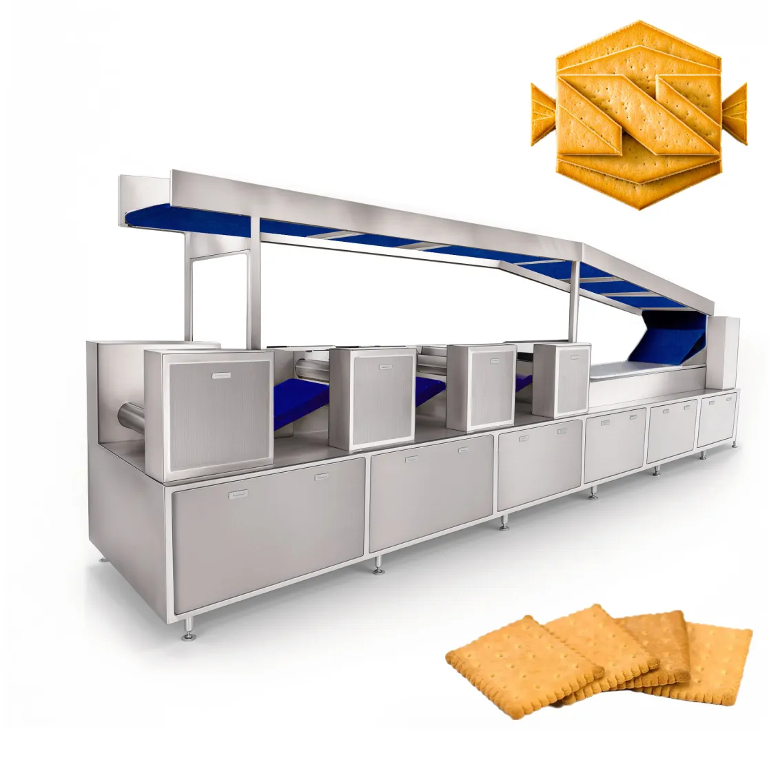 Hochwertige automat ische Kekse Kekse machen Maschine kleine Keksform Verarbeitende Productions linie - Biskuit-Stanz maschine - foodmachtech