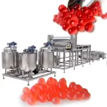 Fábrica De Fornecimento De Fabricação Automatische Estourando Boba Produktions linie Estourando Boba Fazendo Máquina - Máquina doces - foodmachtech