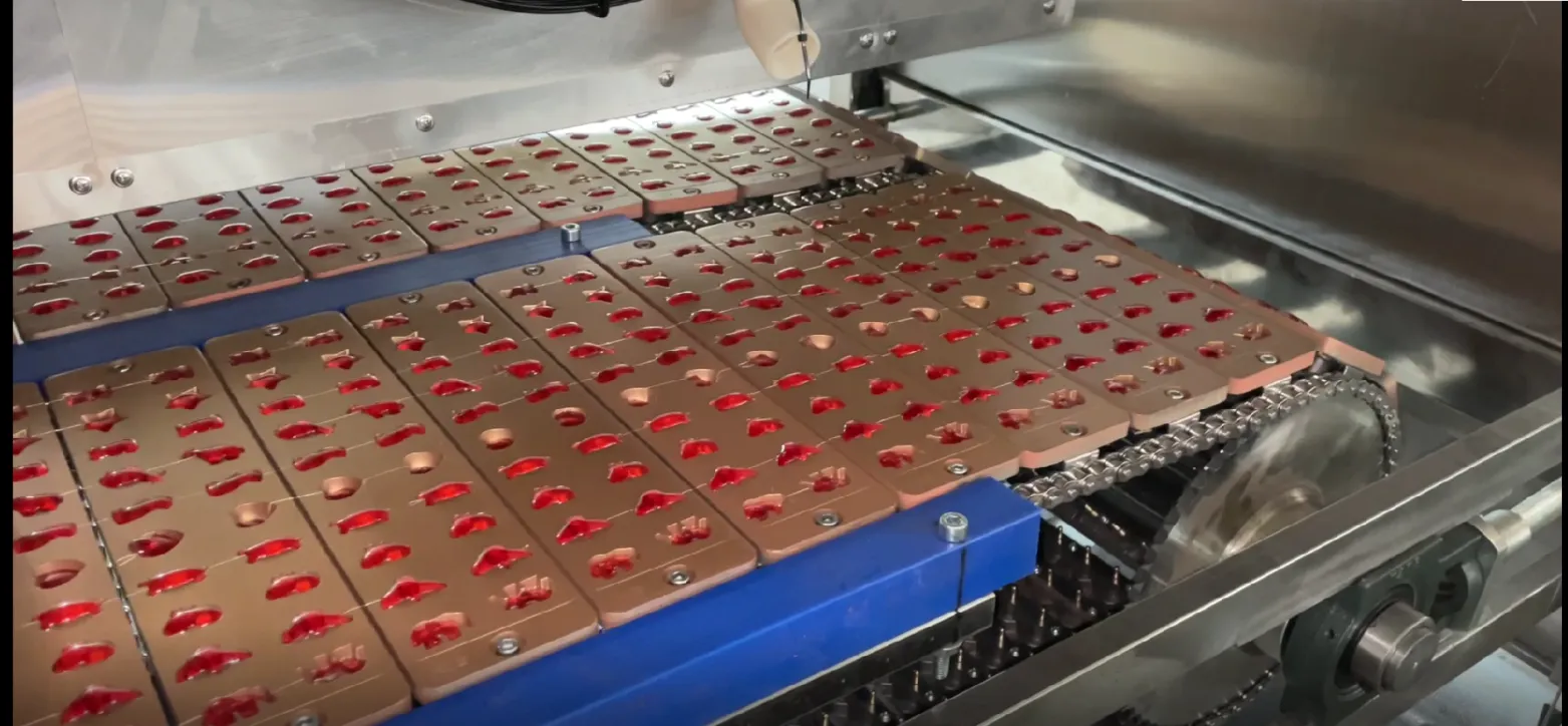 Rucht Vitamina Gelee Kleine Süßigkeiten Bär Automatische Produktion Mini Fabricação Depositante Faça Gummibärchen Fazendo Máquina - Máquina doces - foodmachtech