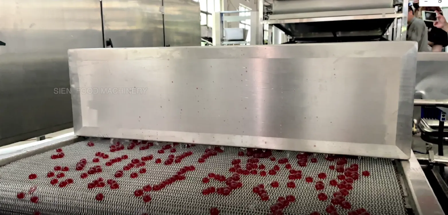 Fábrica De Fornecimento De Fabricação Automatische Estourando Boba Produktions linie Estourando Boba Fazendo Máquina - Máquina doces - foodmachtech