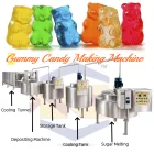 Rucht Vitamine Gelee Kleine Süßigkeiten Bär Automatique Produktion Mini Fabrication Déposant Faire Gummibärchen Faisant La Machine - Machine à bonbons - foodmachtech