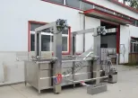 Automatic lifting high pressure spray bubble cleaning machine for fruit and vegetable processing - Cleaning Machine - foodmachtech