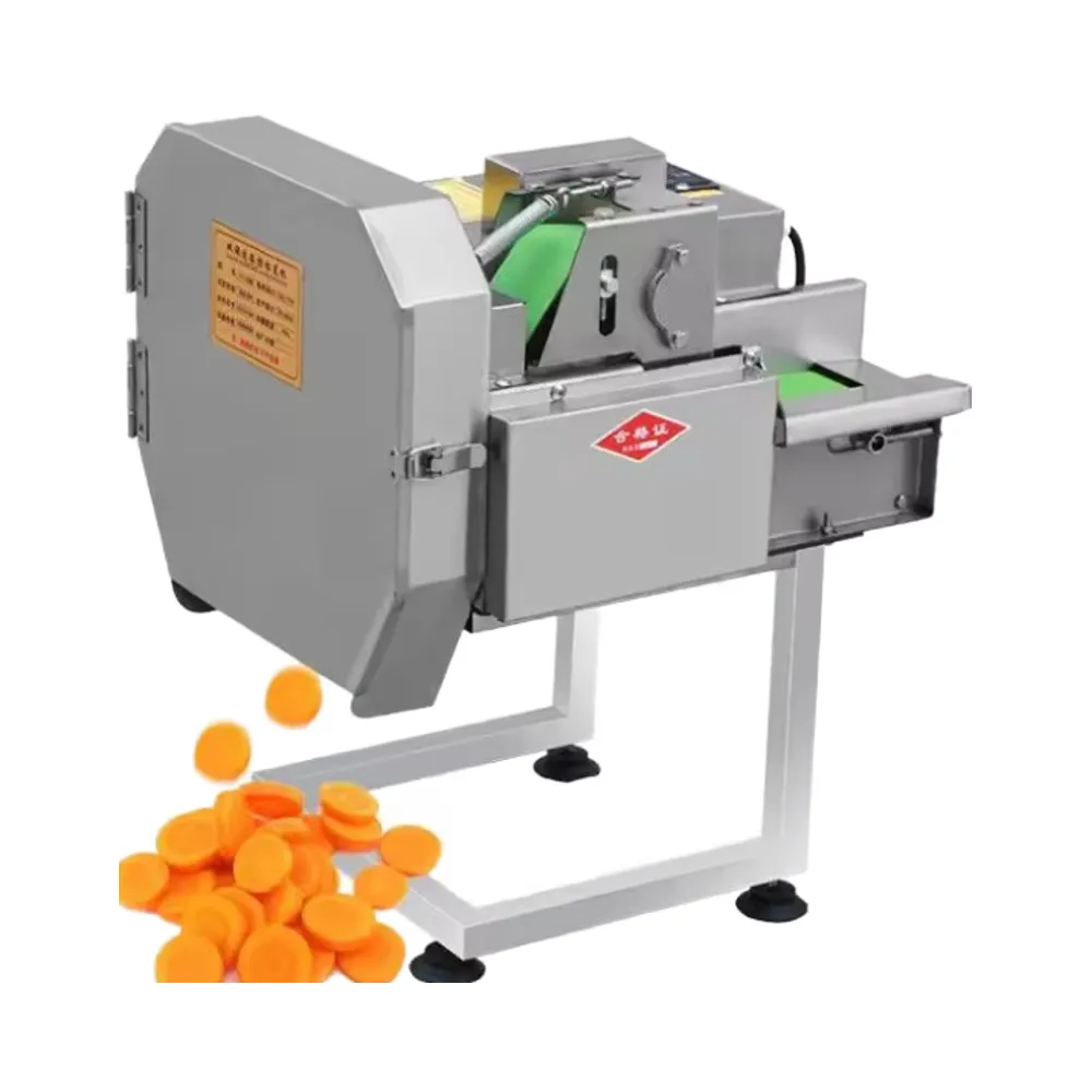 Nueva Condición Totalmente Automático Cortador de Verduras Cebollas Leeks Motor Esencial Componente Home Cafetería Kindergarten Hotel Granja - Cortador de frutas y verduras - foodmachtech