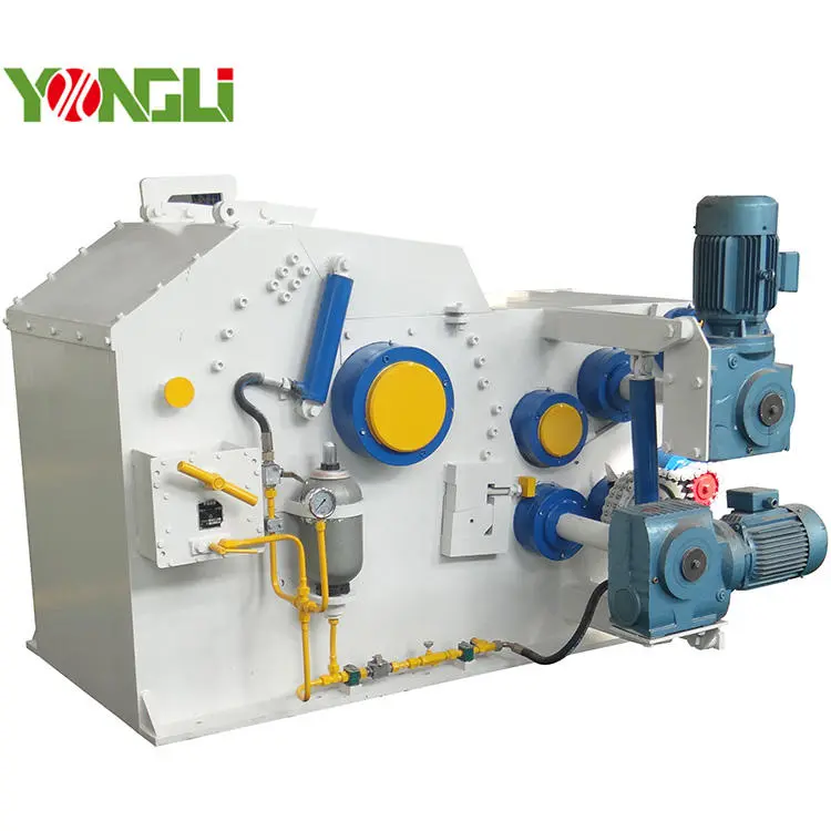 Hot-sale Engine Drum Roller PLC Control Electric Motor Type Nail Wooden Pallet Crusher Machine - Pet Food Production Line - foodmachtech