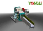 Hot-sale Engine Drum Roller PLC Control Electric Motor Type Nail Wooden Pallet Crusher Machine - Pet Food Production Line - foodmachtech