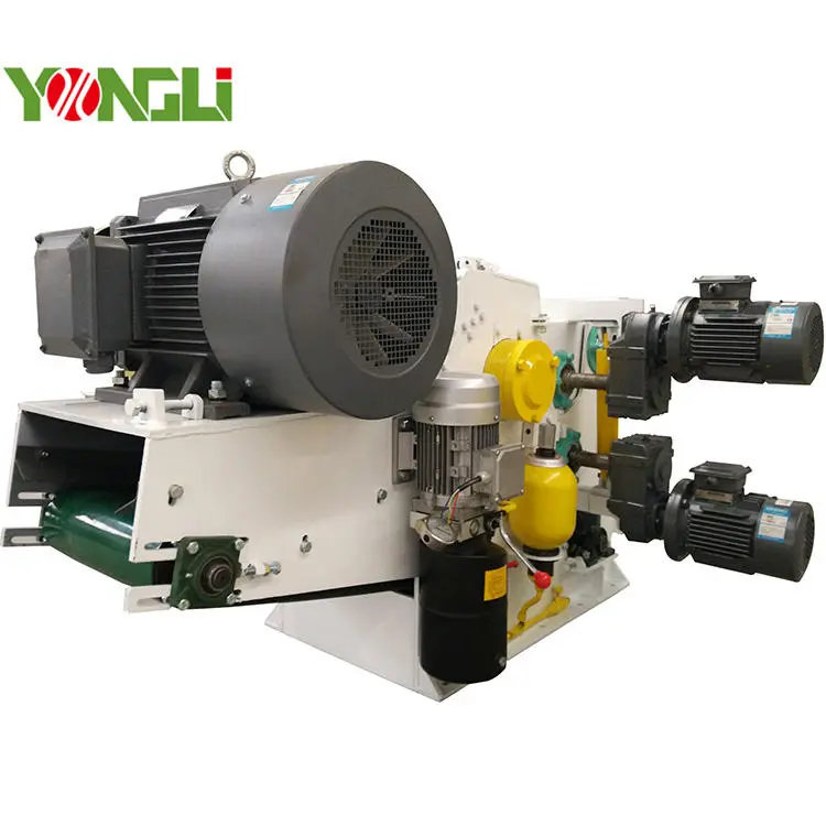 Hot-sale Engine Drum Roller PLC Control Electric Motor Type Nail Wooden Pallet Crusher Machine - Pet Food Production Line - foodmachtech