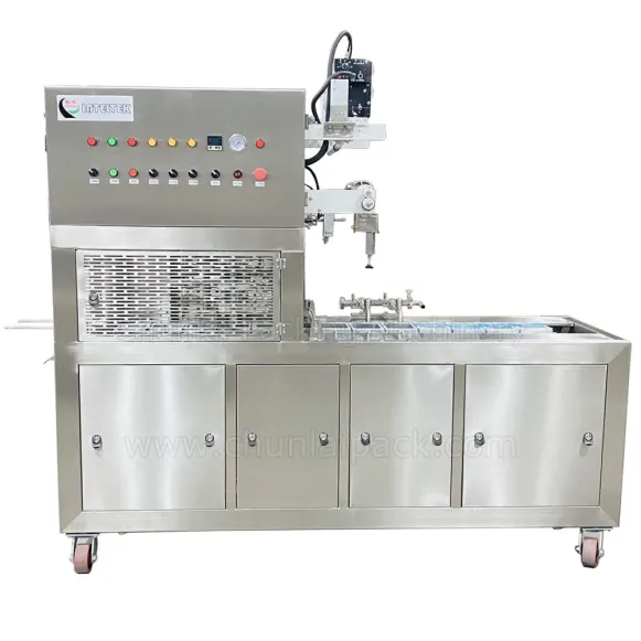 Automatic Tofu Box Filling Sealing Machine