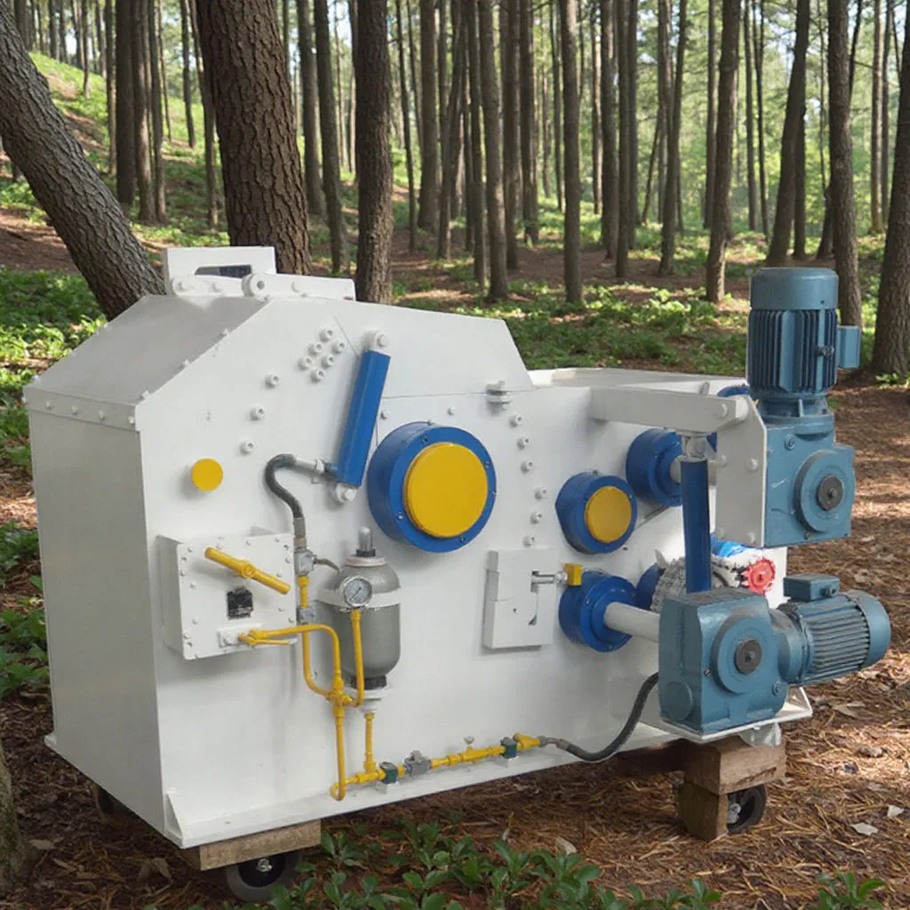 Hot-sale Engine Drum Roller PLC Control Electric Motor Type Nail Wooden Pallet Crusher Machine - Pet Food Production Line - foodmachtech