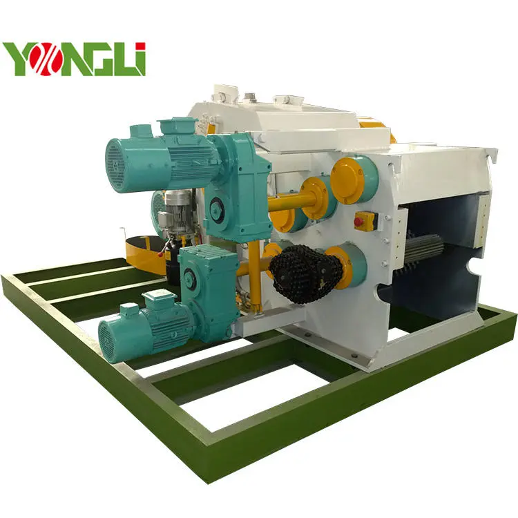 China Fast Delivery 8T/H Electric Motor Wood Chips Making Machine YLBX2103 Drum Wood Chipper Crusher for Sale with CE - Pet Food Production Line - foodmachtech