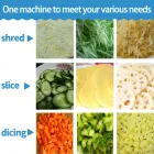 Nueva Condición Totalmente Automático Cortador de Verduras Cebollas Leeks Motor Esencial Componente Home Cafetería Kindergarten Hotel Granja - Cortador de frutas y verduras - foodmachtech