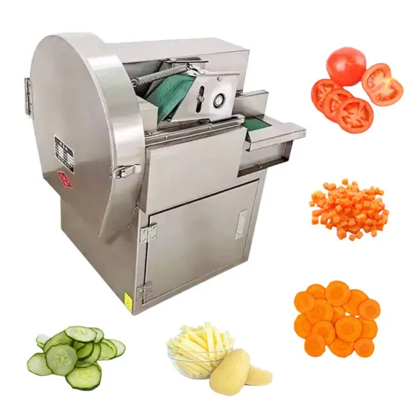 New Condition Fully Automatic Vegetable Cutter Onions Leeks Essential Motor Component Home Cafeteria Kindergarten Hotel Farm