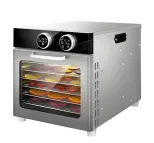 Hogar pequeño giro de acero inoxidable 6 Tier fruta vegetal mini secador de frutas - Secadora - foodmachtech