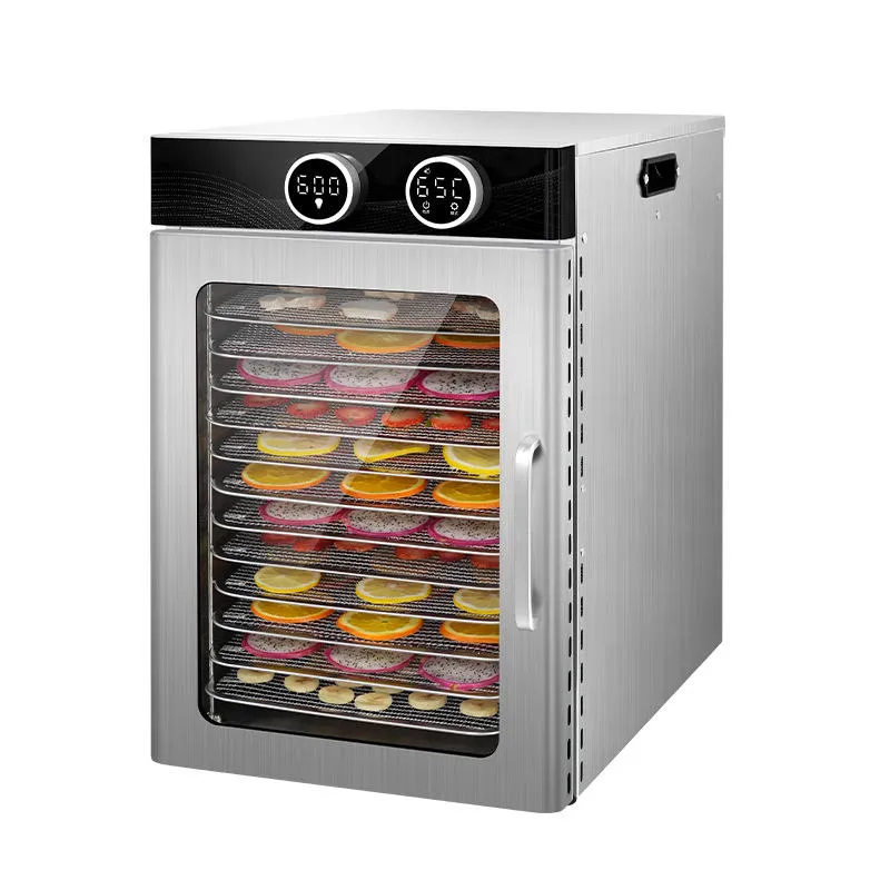 Multi-functional Commercial 18-layer Stainless Steel Intelligent Touch Screen Rotary Food Dryer - Dryer - foodmachtech