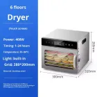 Multi-functional Commercial 18-layer Stainless Steel Intelligent Touch Screen Rotary Food Dryer - Dryer - foodmachtech