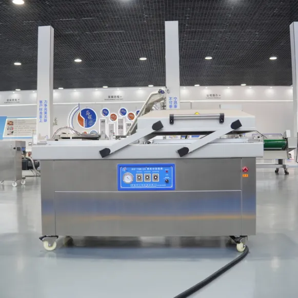 DZ-700/2S Double Chamber Vacuum Packaging Machine Rice and Yellow Croaker Packing