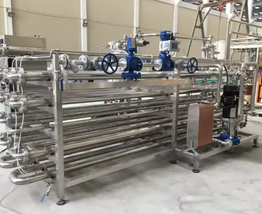 Esterilizador UHT tubular para alimentos líquidos - Esterilizador - foodmachtech