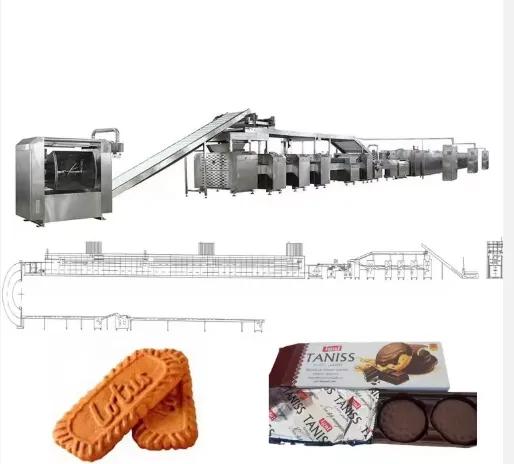 Pieno e semi automatico duro/morbido biscotto linea di produzione - Stampatrice per biscotti - foodmachtech