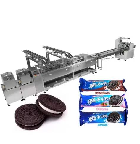Pieno e semi automatico duro/morbido biscotto linea di produzione - Stampatrice per biscotti - foodmachtech