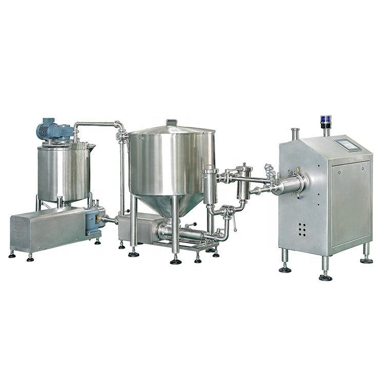 Línea de producción de pasteles Máquina mezcladora de torta semi o completamente automática