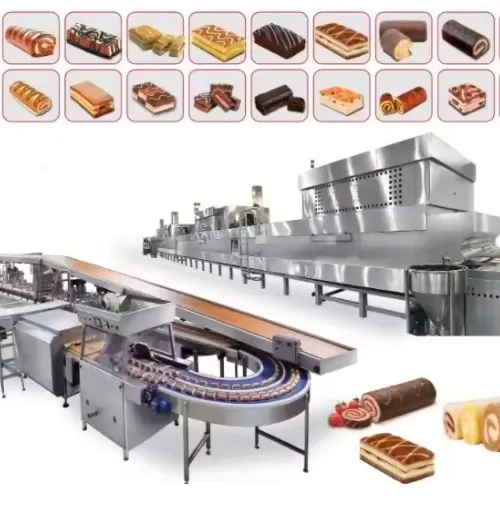 Automatic Pie Layer Sandwich Cup Cake Making Machine - Bread Shaping Machine - foodmachtech