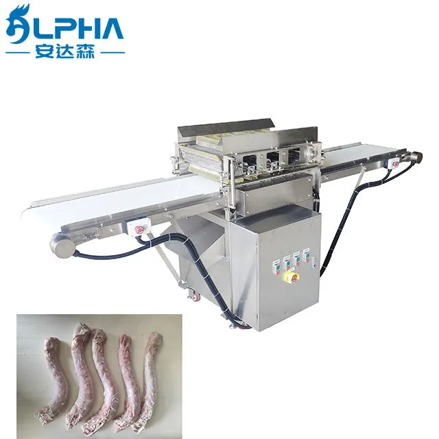 닭 다리 목 유방을위한 자동 닭 스키닝 기계 - 필러 - foodmachtech