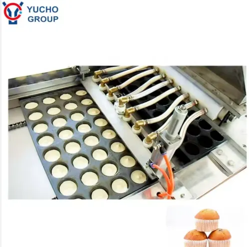 Small Automatic Cup Sponge Cake Batter Fill Muffin Production Depositor Cake Make Machine - Bread Shaping Machine - foodmachtech