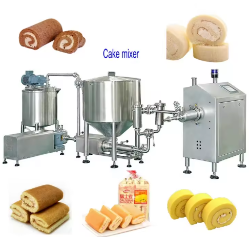 Torta automática de la taza del bocadillo de la capa de la torta que hace la máquina