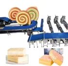 Layer Cake Cutting Machine Full Automatic swiss Roll Layer Cake Production Line - Bread Shaping Machine - foodmachtech