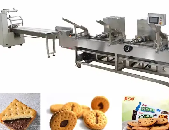 Biscoito Duro e Macio Fazendo Máquina Linha De Produção Cookie Maker - Máquina de Fritar - foodmachtech