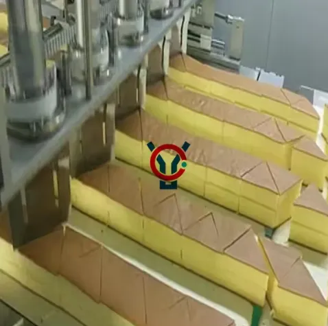 Layer Cake Cutting Machine Full Automatic swiss Roll Layer Cake Production Line - Bread Shaping Machine - foodmachtech