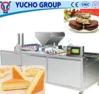 Automatic Pie Layer Sandwich Cup Cake Making Machine - Bread Shaping Machine - foodmachtech