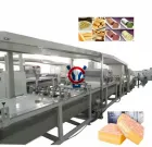 Layer Cake Cutting Machine Full Automatic swiss Roll Layer Cake Production Line - Bread Shaping Machine - foodmachtech