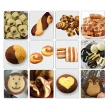 Industrial automático duplo cores biscoito fazendo máquina - Máquina estampagem biscoito - foodmachtech