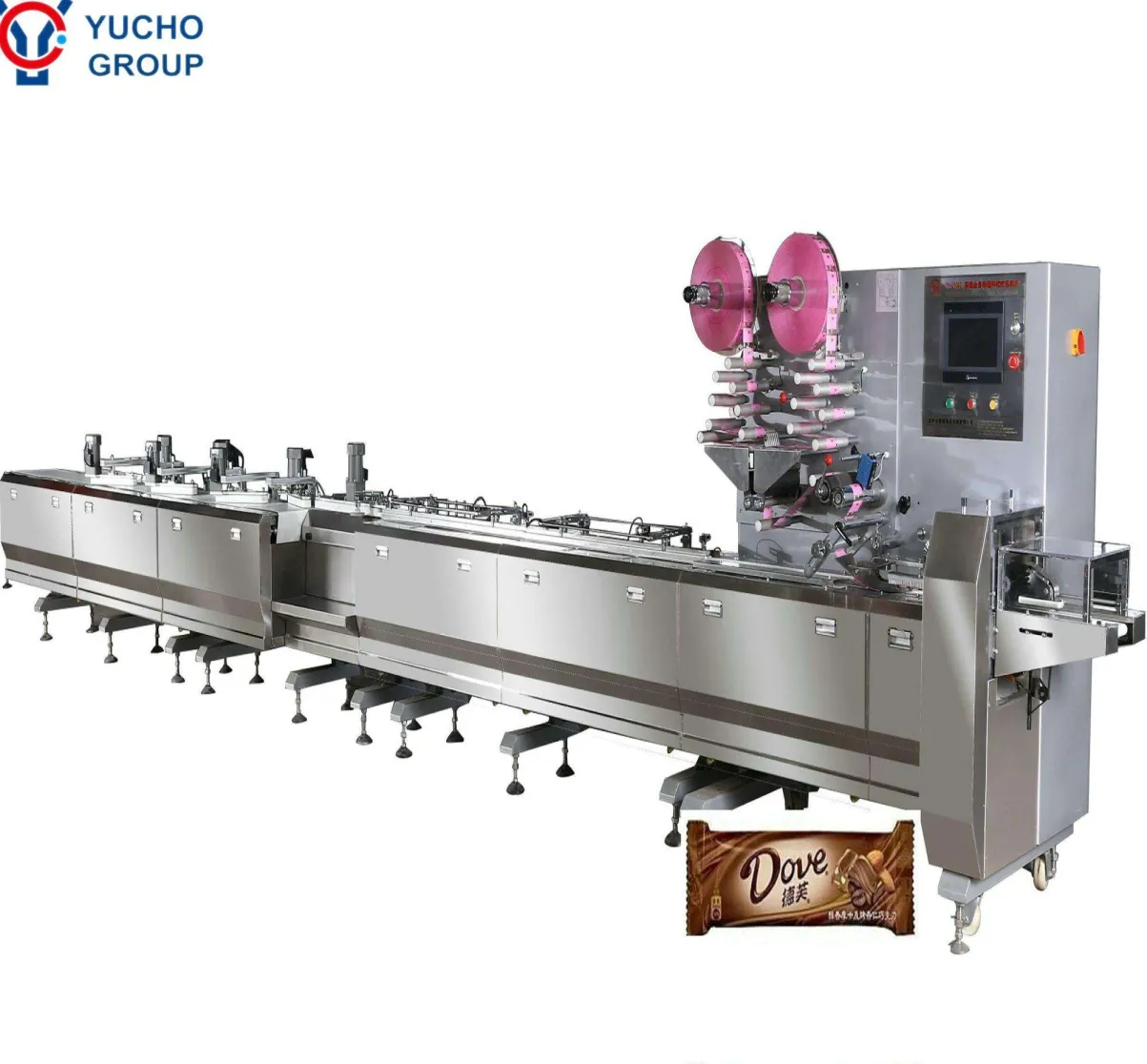 Multi Functional Automatic Chocolate Candy Feeding Pillow Flow Packing Pachine - Packaging Machine - foodmachtech