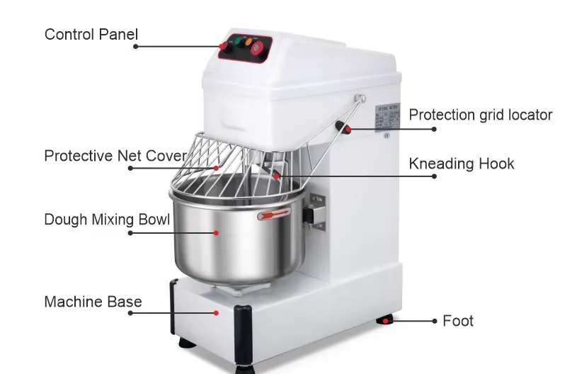 Electric Kitchen Commercial Mixer Maker of Pizza Machine Maker Dough Mixer - Dough Mixer - foodmachtech