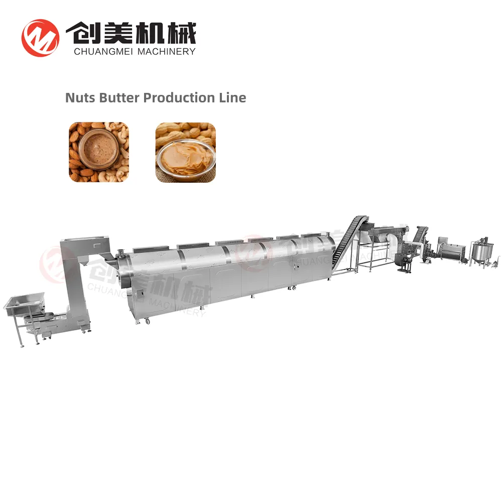 Electric Heating Hazelnut Butter Grinding Machine Almond Cashew Butter Production Line Peanut Butter Making Machine - Grinding Machine - foodmachtech