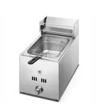 Commercial 10L Tabletop Fritadeira De Gás De Aço Inoxidável Multifuncional com 1 Tanque e 1 Cesta para Frango Batatas Fritas - Fritadeira Profunda - foodmachtech