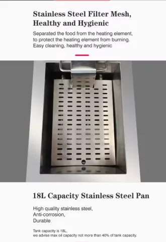 Commercial Stainless Steel Gas Fryer Kitchen Equipment for Chicken Frying for Hotel & Restaurant Use - Deep Fryer - foodmachtech