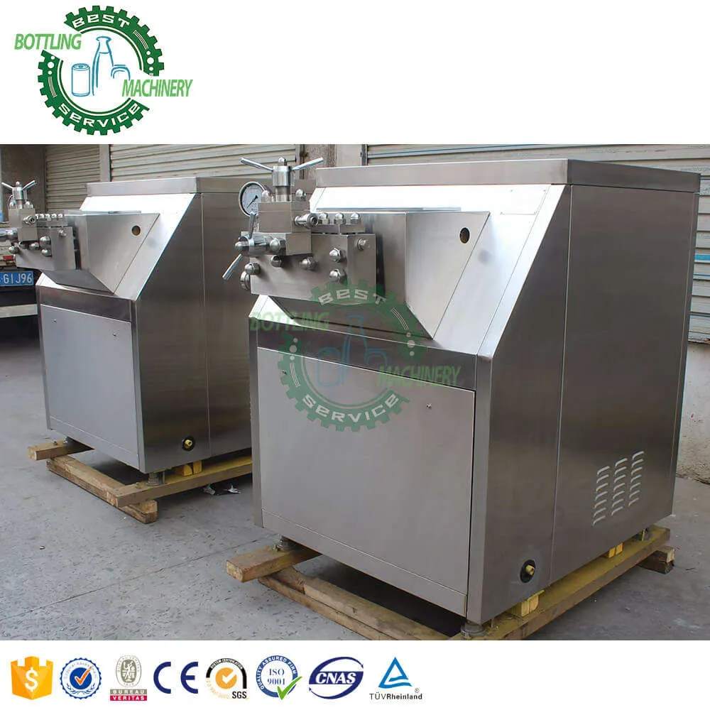 1000l/h 2000l/h Dairy Yogurt High Pressure Homogenizing Mixer for Milk Mill Industry - Homogenizer - foodmachtech