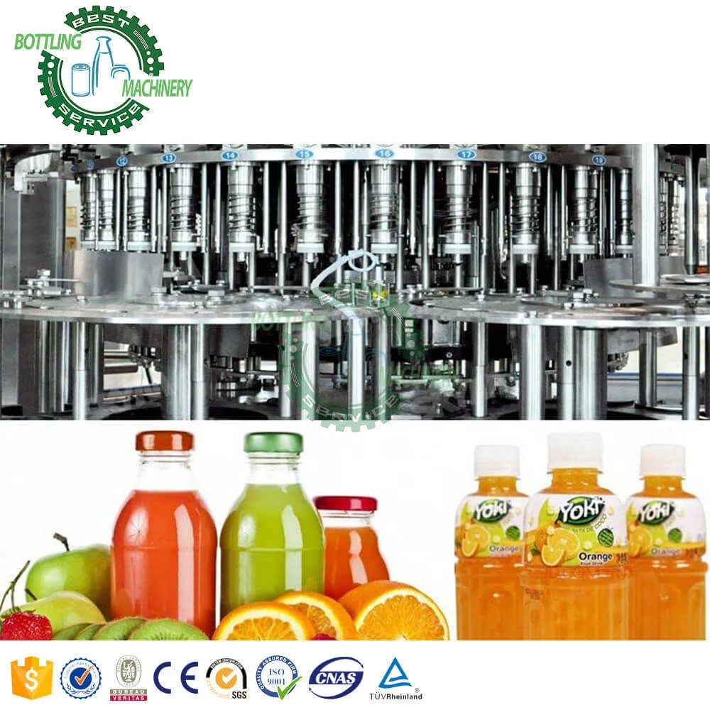 3 in 1モノブロック2000BPH 3000BPH 300ml 330ml 500mlグレープマンゴーフルーツボトルジュース充填機プラントシステム装置 - 飲料生産ライン - foodmachtech