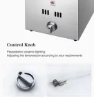 Commercial Benchtop 10L Electric Fryer 1-Tank 1-Basket Digital Control Panel for Chicken French Fries Used in Restaurants - Deep Fryer - foodmachtech