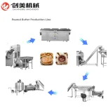 Fully Automatic Peanut Butter Production Line Manufacturer Sesame Paste Production Line Peanut Butter Production Line - Grinding Machine - foodmachtech