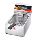 Commercial Benchtop 10L Electric Fryer 1-Tank 1-Basket Digital Control Panel for Chicken French Fries Used in Restaurants - Deep Fryer - foodmachtech
