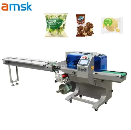 BG-350 Ice Cream Flow Packing Wrapping Machine Frozen Food Ice Popsicle Ice Cream Horizontal Wrapper Pack Packaging Machine - Packaging Machine - foodmachtech