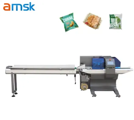 BG-350 Ice Cream Flow Packing Wrapping Machine Frozen Food Ice Popsicle Ice Cream Horizontal Wrapper Pack Packaging Machine - Packaging Machine - foodmachtech