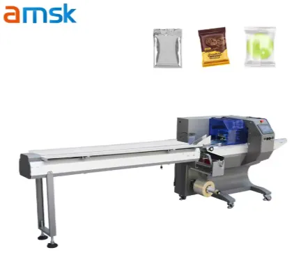 BG-350 Ice Cream Flow Packing Wrapping Machine Frozen Food Ice Popsicle Ice Cream Horizontal Wrapper Pack Packaging Machine - Packaging Machine - foodmachtech