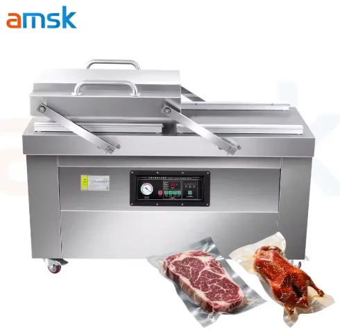 Beef Sausage Freshness Vacuum Packaging Machine Commercial Stainless Steel Vacuum Chamber - Packaging Machine - foodmachtech