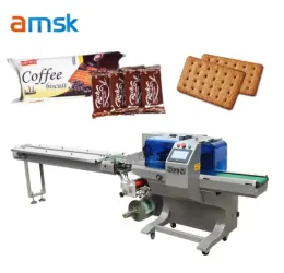 BG-350 Fortune Cookie Packing Machine Horizontal Flow Pillow Packaging Machine